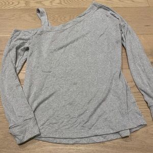 Off the shoulder sweatshirt